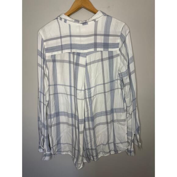 Thread & Supply Plaid Button Down Long Sleeve Shirt Relaxed Fit Size L - Picture 5 of 9